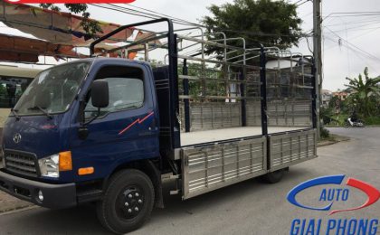 Xe Tải Chở Lợn 2 Tầng 7 Tấn Hyundai HD700 Đồng Vàng